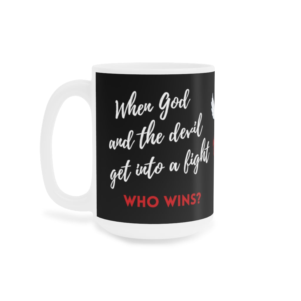 Inspirational Christian Coffee Gift, God Wins