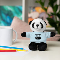 Spoiler Alert: God Wins Stuffed Animals with Tee | Teddy Bear | Bunny | Lamb | Panda | Lion | Jaguar