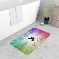 By His Stripes We are Healed Memory Foam Bath Mat