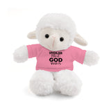 Spoiler Alert: God Wins Stuffed Animals with Tee | Teddy Bear | Bunny | Lamb | Panda | Lion | Jaguar