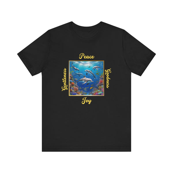 Dolphins | Peace & Joy | 🌿 "Wild Comfort: Jungle Animal Unisex Tee" 🌿