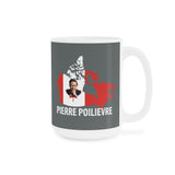 Pierre Poilievre for Canada | Ceramic Mugs (11oz\15oz\20oz) Grey