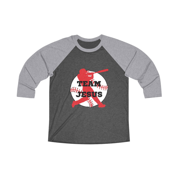 Unisex Tri-Blend 3\4 Raglan Tee