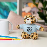 Spoiler Alert: God Wins Stuffed Animals with Tee | Teddy Bear | Bunny | Lamb | Panda | Lion | Jaguar