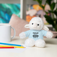 Spoiler Alert: God Wins Stuffed Animals with Tee | Teddy Bear | Bunny | Lamb | Panda | Lion | Jaguar