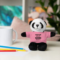 Spoiler Alert: God Wins Stuffed Animals with Tee | Teddy Bear | Bunny | Lamb | Panda | Lion | Jaguar