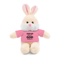 Spoiler Alert: God Wins Stuffed Animals with Tee | Teddy Bear | Bunny | Lamb | Panda | Lion | Jaguar