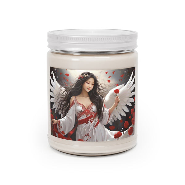 🌟 Asian Female Angel Scented Candle: Illuminate Your Space with Divine Aromatherapy 🌟, 9oz
