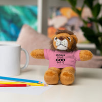 Spoiler Alert: God Wins Stuffed Animals with Tee | Teddy Bear | Bunny | Lamb | Panda | Lion | Jaguar