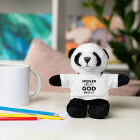 Spoiler Alert: God Wins Stuffed Animals with Tee | Teddy Bear | Bunny | Lamb | Panda | Lion | Jaguar