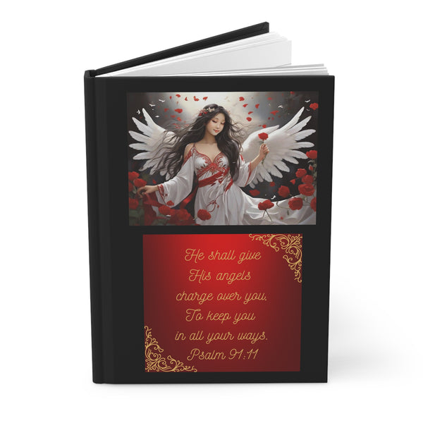 Asian Female Angel Hardcover Journal Matte Finish Front