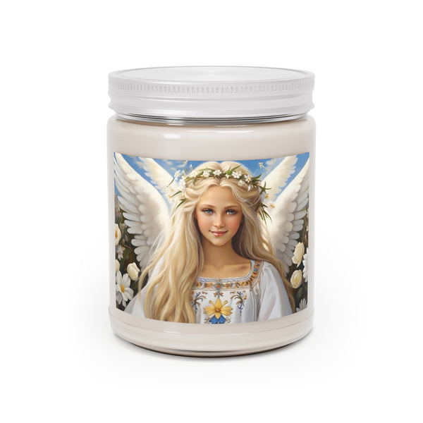 🌟 Ukrainian Female Angel Scented Candle: Illuminate Your Space with Divine Aromatherapy 🌟 9oz