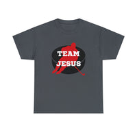 Team Jesus | Unisex Heavy Cotton Tee | Hockey
