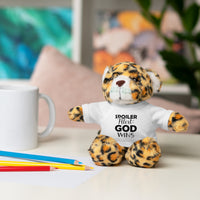 Spoiler Alert: God Wins Stuffed Animals with Tee | Teddy Bear | Bunny | Lamb | Panda | Lion | Jaguar