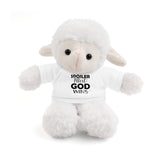 Spoiler Alert: God Wins Stuffed Animals with Tee | Teddy Bear | Bunny | Lamb | Panda | Lion | Jaguar