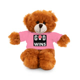 God Wins Stuffed Animals with Tee | Teddy Bear | Bunny | Lamb | Panda | Lion | Jaguar