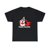 Pierre Poilievre for Canada | Unisex Heavy Cotton Tee Front in Black