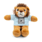 Black and White "By His Stripes We Are Healed" Stuffed Animals with Tee | Teddy Bear | Bunny | Lamb | Panda | Lion | Jaguar