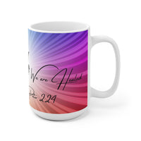 By His Stripes White Ceramic Mug | Inspirational | Christian Gift | Beautiful | Decorative | Mug 11oz or 15oz