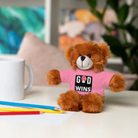 God Wins Stuffed Animals with Tee | Teddy Bear | Bunny | Lamb | Panda | Lion | Jaguar