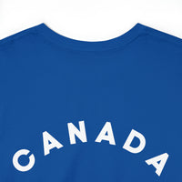 Back Collar Detail of Pierre Poilievre for Canada | Unisex Heavy Cotton Tee in Royal Blue