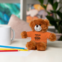 Spoiler Alert: God Wins Stuffed Animals with Tee | Teddy Bear | Bunny | Lamb | Panda | Lion | Jaguar