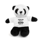 Spoiler Alert: God Wins Stuffed Animals with Tee | Teddy Bear | Bunny | Lamb | Panda | Lion | Jaguar
