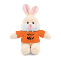 Spoiler Alert: God Wins Stuffed Animals with Tee | Teddy Bear | Bunny | Lamb | Panda | Lion | Jaguar