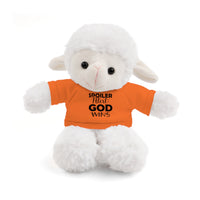 Spoiler Alert: God Wins Stuffed Animals with Tee | Teddy Bear | Bunny | Lamb | Panda | Lion | Jaguar