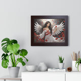 🌟 "Ethereal Grace: Framed Angel Posters in Three Timeless Colors" 🌟 Framed Horizontal Poster | Asian Female Angel