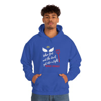 God Wins | Inspirational | Christian Gift | Unisex Heavy Blend™ Hooded Sweatshirt