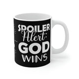 Spoiler Alert: God Wins | Brown Ceramic Mug (11oz\15oz\20oz)