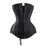 Black Over Bust Corset Back View