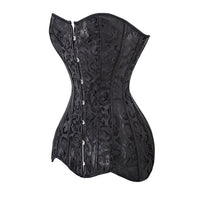 Black Over Bust Corset Side View