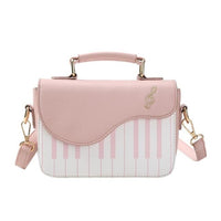 Ladies' Piano Pattern Fashion Leather Handbag