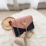 Women's Deer Fashion Shoulder Bag Pink