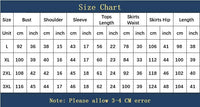 Size Chart from Large to 3XL. Please allow 3-4 cm error.