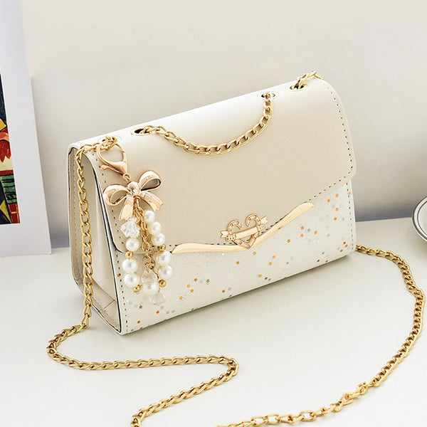 Rhinestone Handbag for Women | Diamonds Shoulder Bag | Purse | Ladies Female Crossbody Bag | Shining Messenger Clutch Bags | Square