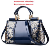 New Patent Leather Shiny Women Bag Fashion Luxury Design Atmospheric Handbag Large Capacity Women's Shoulder Messenger Bag