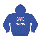 God Wins | Inspirational | Christian Gift | Unisex Heavy Blend™ Hooded Sweatshirt