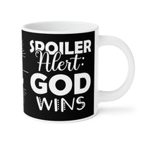 Spoiler Alert: God Wins | Brown Ceramic Mug (11oz\15oz\20oz)