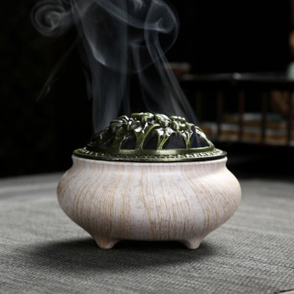 XENITE Incense Coil Burner Enamel Ceramic Incense Burner Home Ornament  Incense